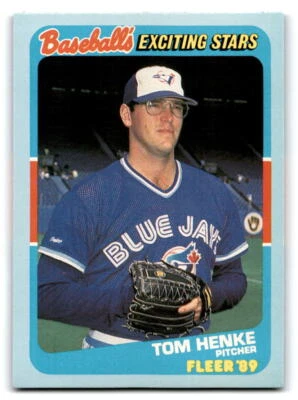 1989 Fleer Exciting Stars #22 Tom Henke - Image 1 of 2