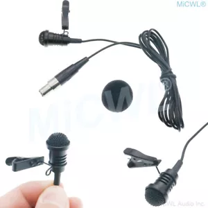 WMS60 Niere Krawattenclip Mikrofon für AKG Samson Lavalier kabelloses Gürtelpaket 3P - Bild 1 von 4
