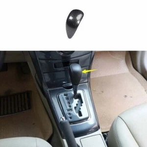 2009-2013 Center Console Gear Shift Knob Lever For Toyota Corolla Carbon Fiber - Imagen 1 de 6