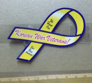 "Korean War Veterans"  Magnetic  Ribbon - Picture 1 of 4