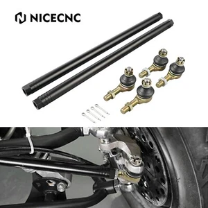 Für Yamaha Raptor 700 700R Verlängerte Spurstangen & Kugelgelenksatz 2013-2024 - Picture 1 of 10