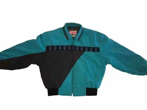 Vintage Santa Fe Trail Southwestern Aztec Western Mantel Decke Jacke XXXL - Bild 1 von 19