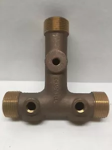 Campbell Tank Cross T-Stück Stecker/Buchse 1” MNPT x 3/4” FNPT, 5” - Bild 1 von 11