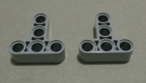 LEGO TECHNIC 60484 T Beam 3 x 3 W Holes Medium Stone Grey x2 Parts & Pieces - Picture 1 of 1