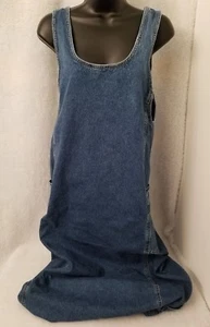 JLNY Sport Womens Sundress Dress Size M Medium Blue Jean - Picture 1 of 5