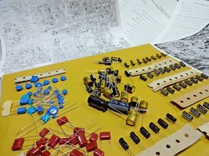 ADCOM GFP-1A PREAMP FULL CAPACITOR UPGRADE KIT AS REQUESTED! - Picture 1 of 5