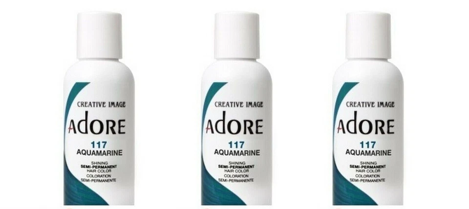 Creative Image Adore Semi Permanent Hair Color 117 Aquamarine 4 Oz
