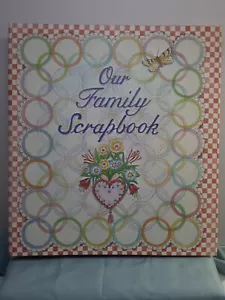 Our Family Scrapbook Spiral Binder Pre-Designed Pages/ Stickers/ Templates - Picture 1 of 6