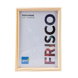 Kenro Frisco Natural Solid Wood Picture Photo Frame Wall Hanging / Freestanding - Picture 1 of 6