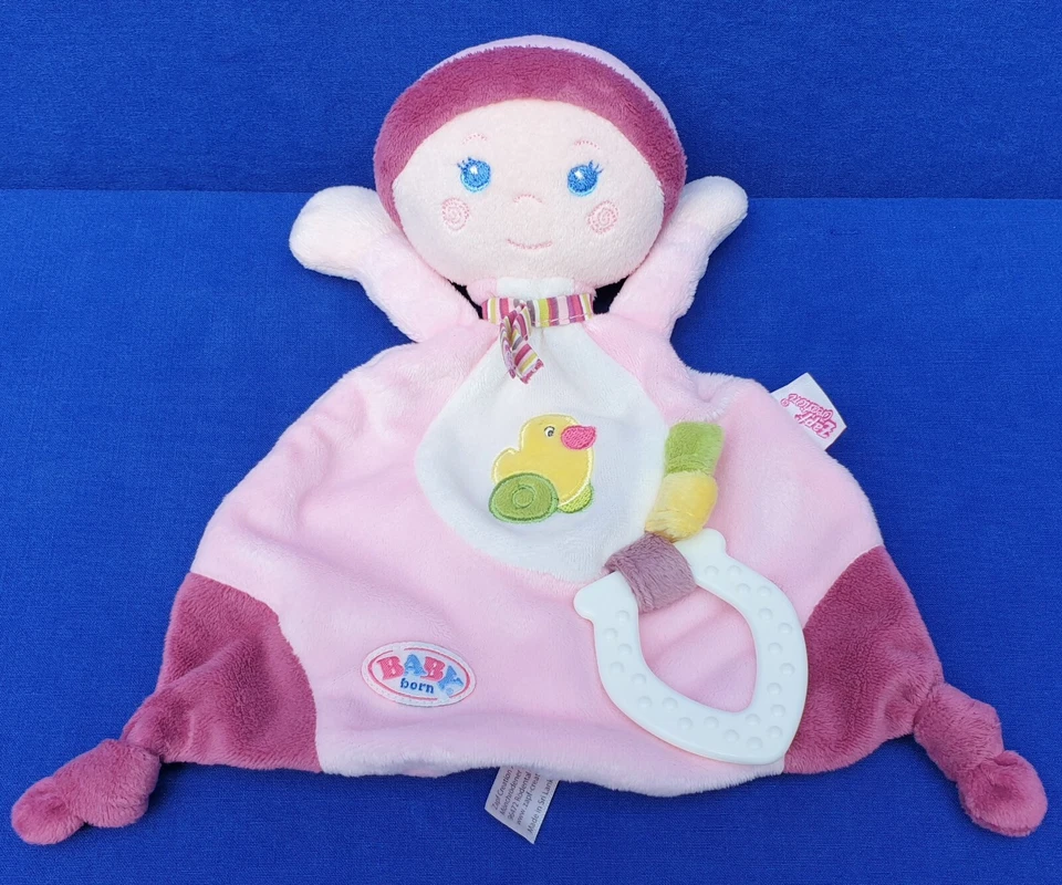 ZAPF BABY BORN MÄDCHEN PUPPE SCHMUSETUCH KUSCHELTUCH ROSA GIRL - Bild 1 von 1