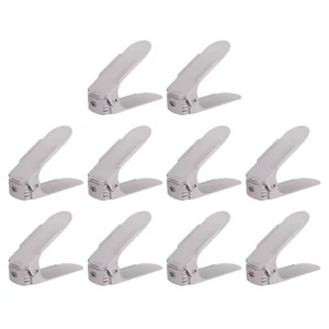 20 Pack Shoe Slots Organizer 255x95x200mm Adjustable Double Layer Rack Grey - Picture 1 of 5