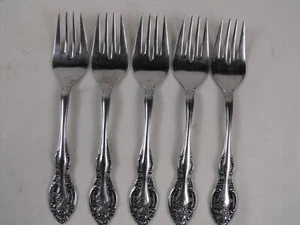 Tenedores para ensaladas (6,5 pulgadas) de acero inoxidable con patrón VENUS de por vida retirado en Japón - Imagen 1 de 3
