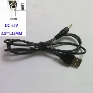 3.5mm*1.35mm New USB 2.0 Cable Charger Power Supply DC +5V (3 Feet)-USA Seller - Picture 1 of 1