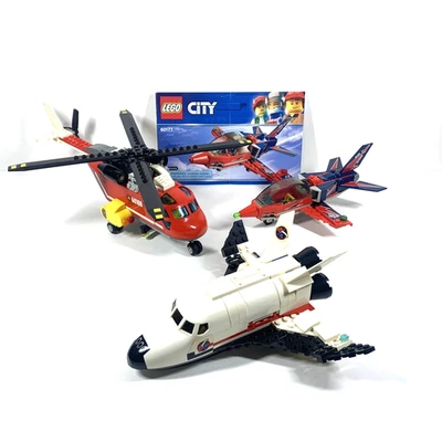 LEGO City Fire Helicopter, Airshow Jet, & Mars Shuttle: 60177, 60226, & 60108 - Image 1 of 4