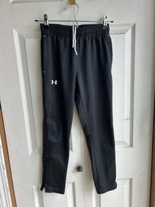 Youth Under Armour Black Sweatpants Small Logo Classic Size Medium - Picture 1 of 4