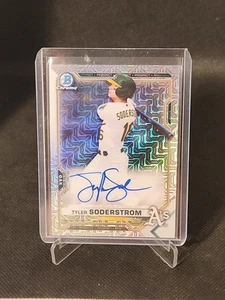 2021 Bowman Mega Box Chrome Mojo Auto Tyler Soderstrom #BMA-TS Auto - Picture 1 of 2