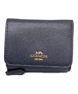 Cartera COACH azul marino para mujer usada de Japón 5F2669 - Imagen 1 de 10