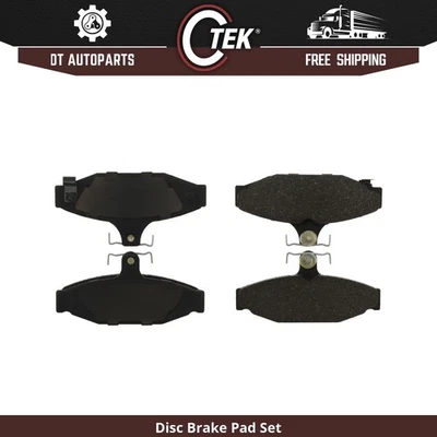 Para Chevrolet Corvette 1988-1996 | Pastillas de freno de disco traseras centradas | Cerámica Foto 1 de 4