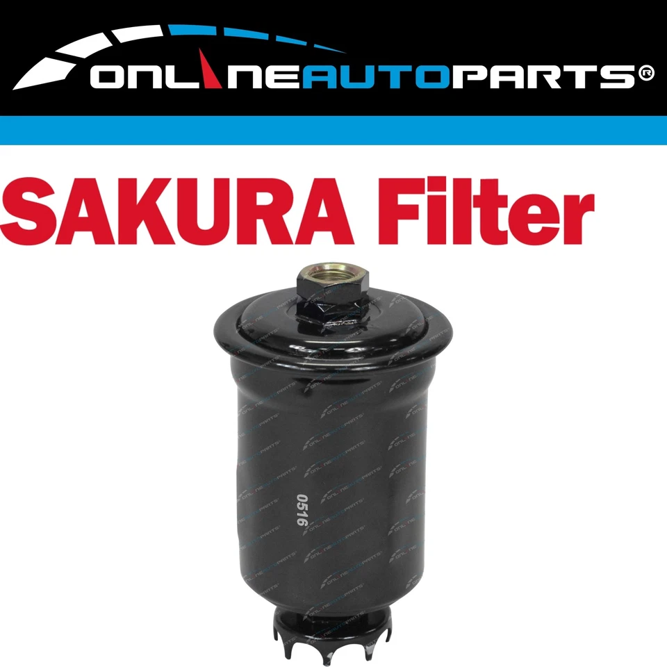 Sakura EFI Fuel Filter for Mitsubishi Lancer CB 1.6L 4cyl 4G61 1990~1992 - image 1 of 2