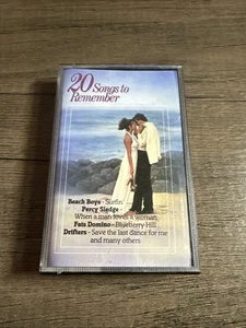 20 Songs to Remember Cassette Tape Beach Boys Drifters - Picture 1 of 2