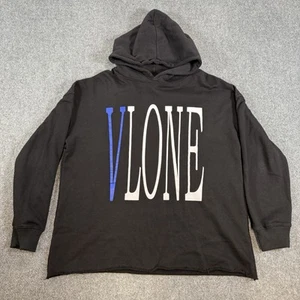 VLONE Staple Hoodie Herren 2XL schwarz blau Streetwear Skater Hip Hop Baggy hergestellt in den USA - Bild 1 von 12