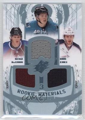 2013-14 SPx Rookie Materials Trios Tomas Hertl Nathan MacKinnon Boone Jenner RC - Image 1 of 2