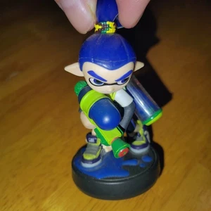 Nintendo Amiibo Splatoon Blue Inkling Boy Switch Tested Great Stocking Stuffer - Picture 1 of 7