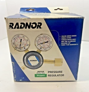 RADNOR 64003031, REGULADOR MONOETAPA OXÍGENO SERVICIO MEDIO, NUEVO #337140 - Imagen 1 de 11