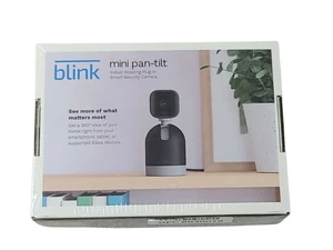 Blink Mini Pan-Tilt Smart Cameras - White Indoor Rotating Plug-In - Picture 1 of 4