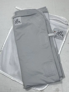 Manta gris piedra The Ollie World talla única gris con bolsa de malla - Imagen 1 de 3