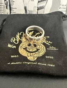Anillo Bill Pared Cuero Plata Esterlina 925 US7.25 Accesorios - Imagen 1 de 4