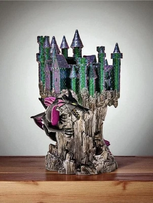 Candelabro Pedestal Castillo Dragón Maléfica Villano Disney Bath & Body Works Foto 1 de 3