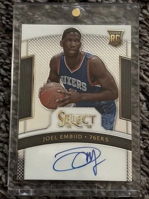 2014-15 Panini Select Joel Embiid Auto Rookie Signatures  /275 - Image 1 of 4