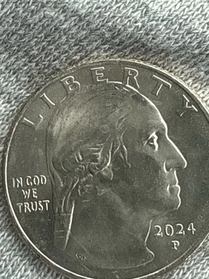 ERROR 2024-P Hope USA Quarter 'In Cod We Trust' Reverend Dr. Pauli Murray - Image 1 of 3