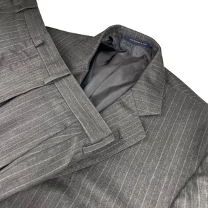 Brooks Brothers Men's Golden Fleece Regent Suit Gray Stripe • USA • 46R | 39x32 - Picture 1 of 19