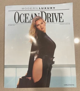 Ocean Drive Modern Luxury Miami Magazine October 2025 Camille Kostek NEW - Foto 1 di 8