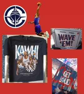 Clippers Playoff SGA Giveaway 4/24/25 Kawhi Leonard Shirt Rally Towel Wave 'Em - Picture 1 of 9