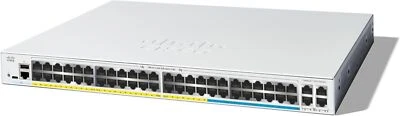 Cisco C1300-48MGP-4X Catalyst 32 Gig PoE+ 4 Gig SFP+ 16 2.5G PoE+ Managed Switch - Image 1 of 2
