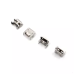 20Pcs Micro USB Tipo B 5Pin Femmina 4 Gambe Verticali Presa Connettore Montaggio PCB - Foto 1 di 5