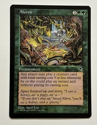 Mtg Aluren Tempest Regular Rare Green Enchantment NM - Image 1 of 2