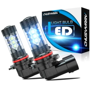 For Chevy Silverado 1500 2500 HD 2004-2006 Blue Fog Light Bulbs LED Kit 8000K - Picture 1 of 9