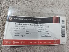 Southampton V Man Utd Tickets 2021 Away End
