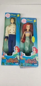 1991 Tyco Disney's The Little Mermaid Eric & Ariel Dolls Boxed Shelf E5 - Picture 1 of 10