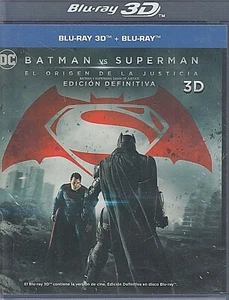 BATMAN vs SUPERMAN EL ORIGENDE LA JUSTICIA  4 DISC SET 2016 [O] - Picture 1 of 2