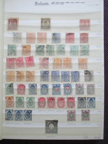 Finland 1866 - 1944 Stamps  Lot Collection Cover