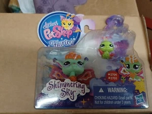 New Hasbro Littlest Pet Shop Shimmering Sky #2704 Sunscape Fairy #2705 Ladybug - Picture 1 of 4