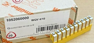 (20) Barra de puente WEIDMULLER 1052060000, WQV 4/10, NUEVO - Imagen 1 de 2