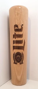 Miller Lite Brewing Dugout Mug 10" Wooden Baseball Bat Drink Cup W/Insert 2022 - Picture 1 of 11