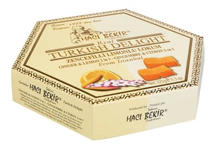 Ingwer & Zitrone Turkish Delight von HACIBEKIR 325g | The Oldest Company of Turkey - Bild 1 von 8