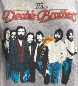 Vintage 1980 The Doobie Brothers Band Tee Herren T-Shirt Gr. S-5XL grau - Bild 1 von 7